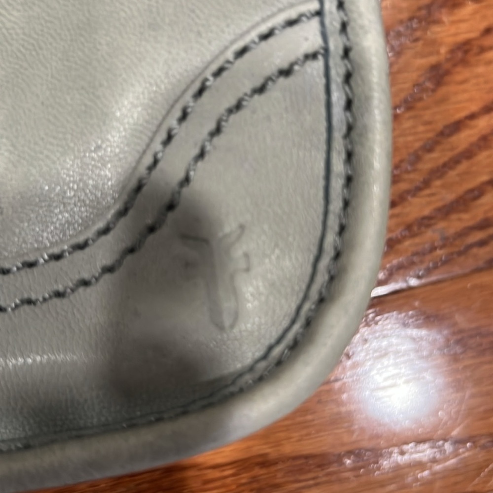 FRYE Madison North South Leather Mini Crossbody Bag Sky Blue - Picture 6 of 10